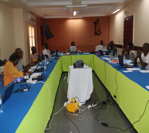 Les participants de l'atelier